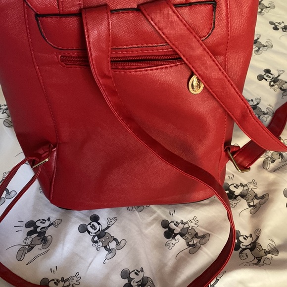 Disney Castle mini-backpack, red. Pleather material. - Picture 5 of 6